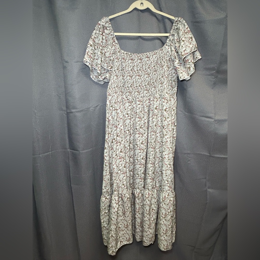 Floral Print Maxi Dress